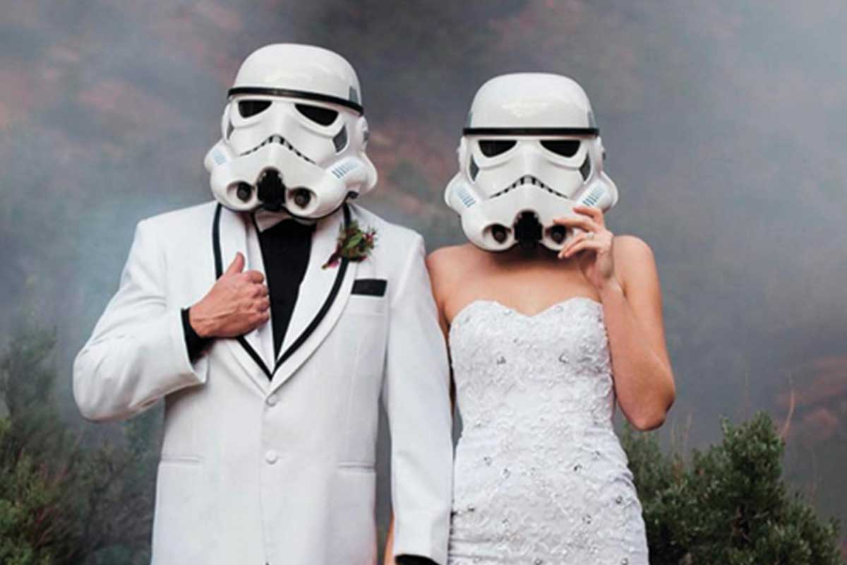 star wars themed wedding